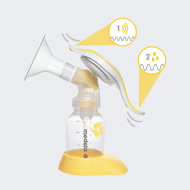 Medela rankinis pientraukis su stimuliacija Harmony + PRIEDAI &ndash; nuotrauka 7