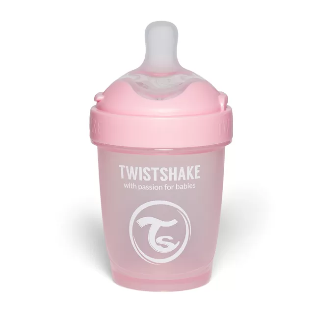Twistshake buteliukas antikolikinis Pro Double 180ml rožinis 79008 &ndash; nuotrauka 2
