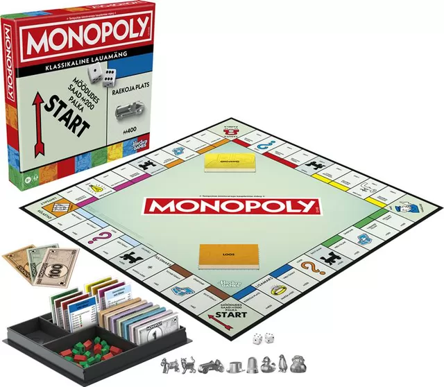 MONOPOLY Žaidimas &bdquo;Monopolis&ldquo;, estų k. &ndash; nuotrauka 3