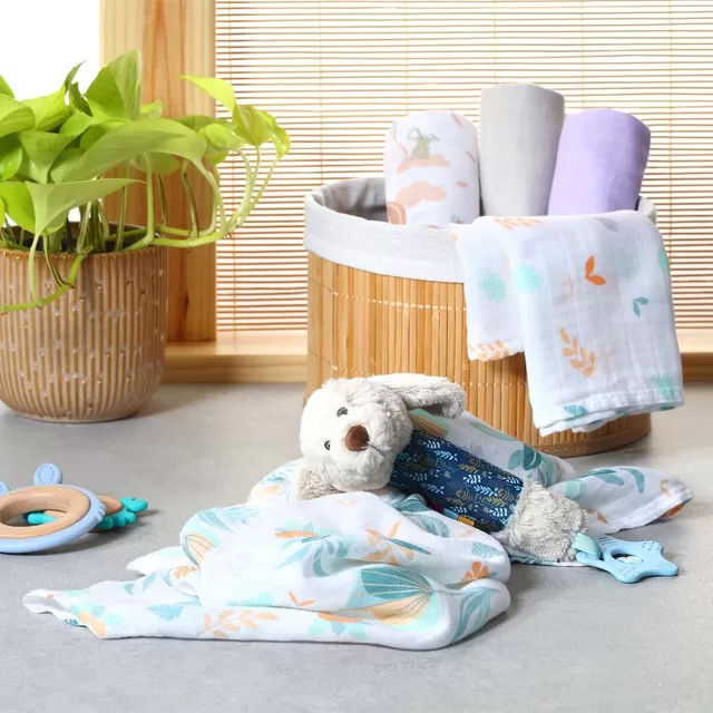 BabyOno vystyklai bambukiniai 3 vnt, pilki 397/09 &ndash; nuotrauka 8