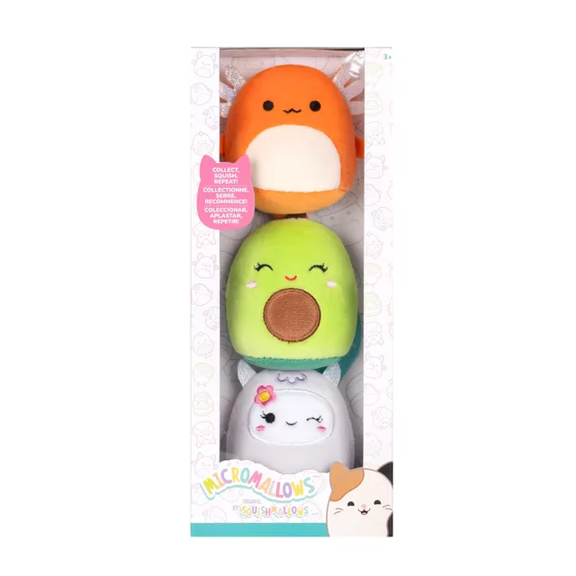 SQUISHMALLOWS pliu&scaron;inis gyvūnėlis &bdquo;Micromallows&ldquo;, 6 cm, 3 vnt. &ndash; nuotrauka 2