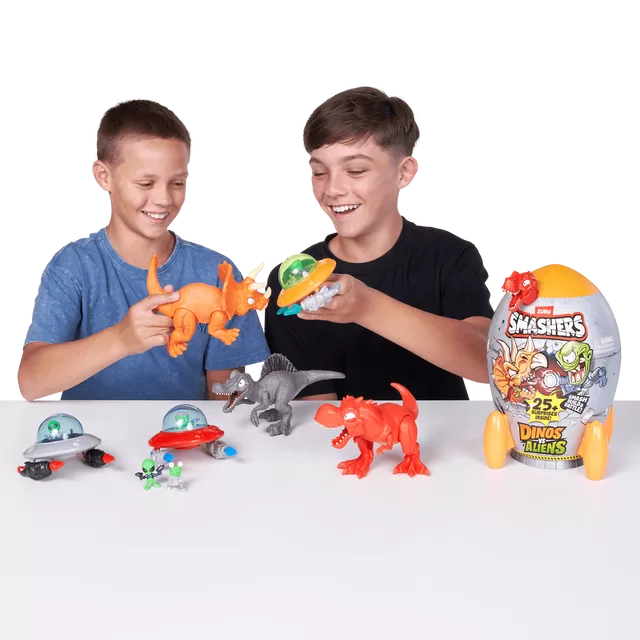 SMASHERS Rinkinys siurprizas &bdquo;Dinozaurai prie&scaron; ateivius&ldquo; &ndash; nuotrauka 11