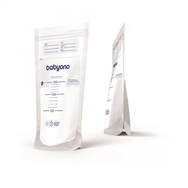 BabyOno mai&scaron;eliai motinos pienui laikyti ir už&scaron;aldyti 150 ml, 1039 &ndash; nuotrauka 2
