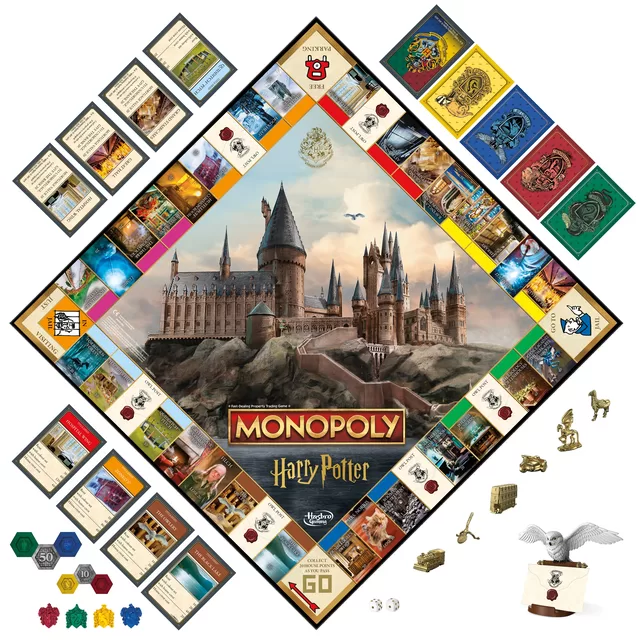 MONOPOLY Žaidimas &bdquo;Harry Potter&ldquo; (Anglų kalba) &ndash; nuotrauka 2