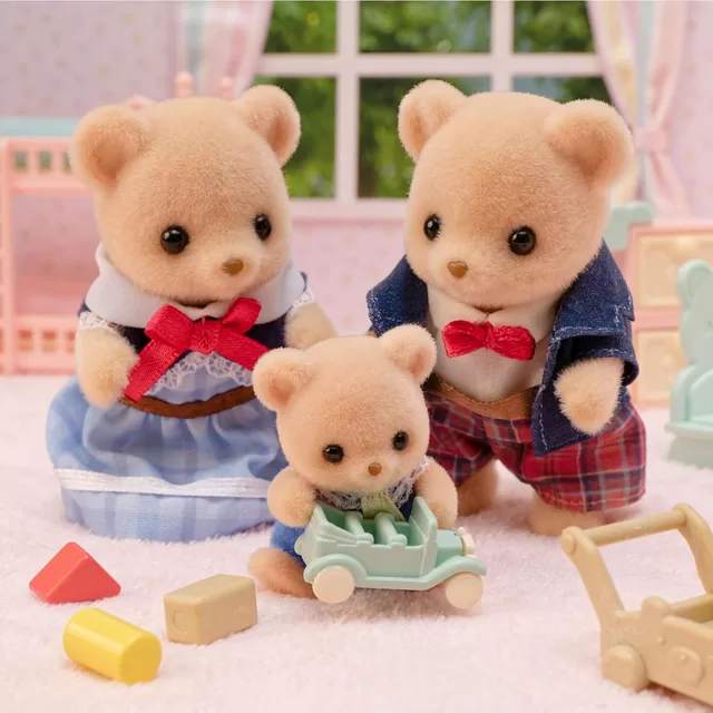 SYLVANIAN FAMILIES Sausaininių me&scaron;kučių &scaron;eimynėlė &ndash; nuotrauka 3