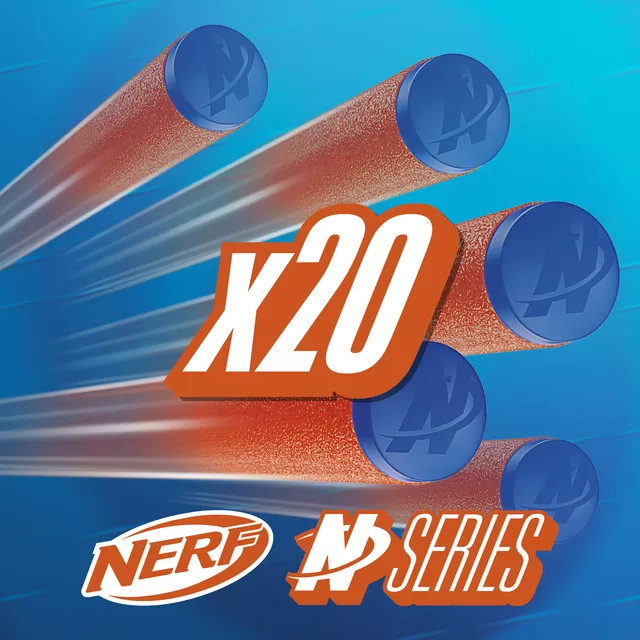 NERF N Series &scaron;oviniai, 20 vnt &ndash; nuotrauka 3