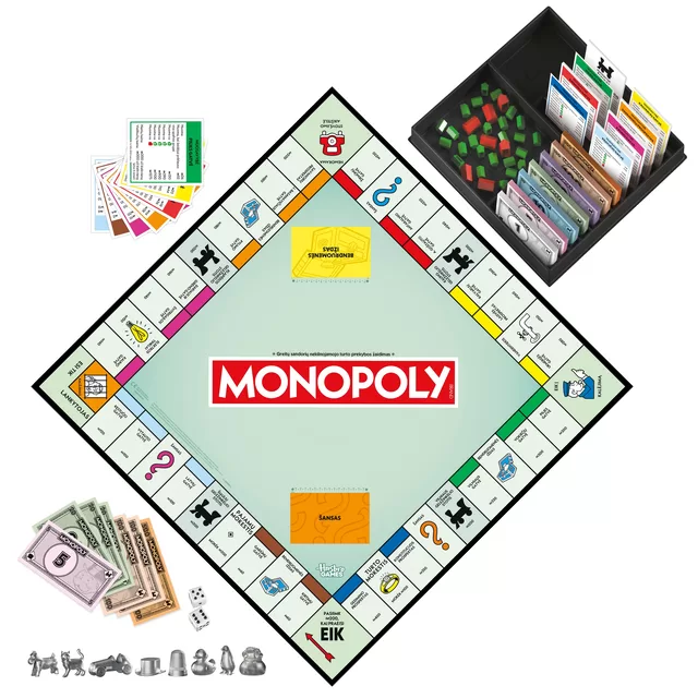 MONOPOLY Žaidimas &bdquo;Monopolis&ldquo;, (lietuvių kalba) &ndash; nuotrauka 2