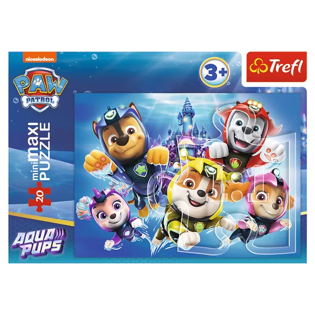 PAW PATROL TREFL Mini Maxi dėlionė &bdquo;&Scaron;uniukai-patruliai" 20 det. &ndash; nuotrauka 12