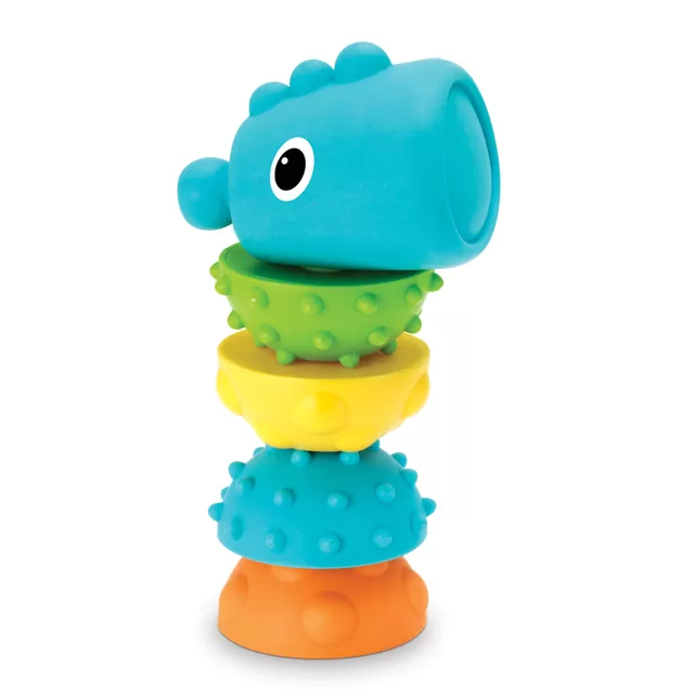 Infantino lavinamasis žaislas Sensory Plug & Play Textured Multi Blocks Set &ndash; nuotrauka 4