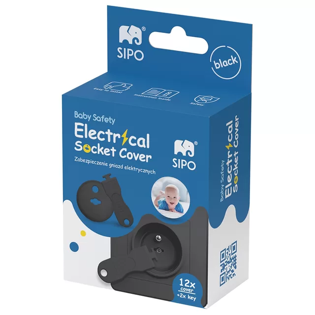 SIPO apsaugos rozetėms 12 vnt SBS-C10B &ndash; nuotrauka 6