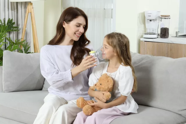 Feellife ne&scaron;iojamas vaiki&scaron;kas inhaliatorius AIR KIDS, BLUE &ndash; nuotrauka 9
