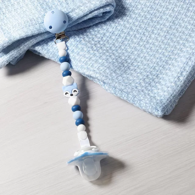 BabyOno čiulptuko laikiklis, mėlynas, lapė 719/03 &ndash; nuotrauka 3