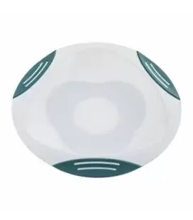 Akuku dubenėlis limpančiu dugnu ir neslystančiais kra&scaron;tais, white/turq, A0524 &ndash; nuotrauka 2