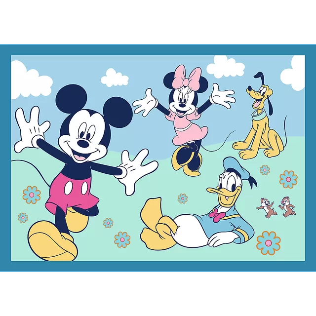 TREFL DISNEY 4 dėlionių rinkinys &bdquo;Peliukas Mikis&ldquo; &ndash; nuotrauka 5