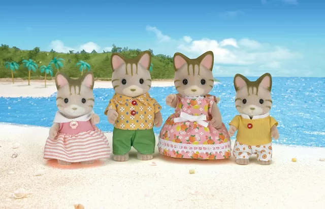SYLVANIAN FAMILIES Dryžuotų kačiukų &scaron;eimynėlė &ndash; nuotrauka 3
