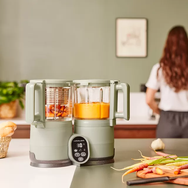 Babymoov trintuvas garintuvas Nutribaby stiklinis žalias A001138 &ndash; nuotrauka 5