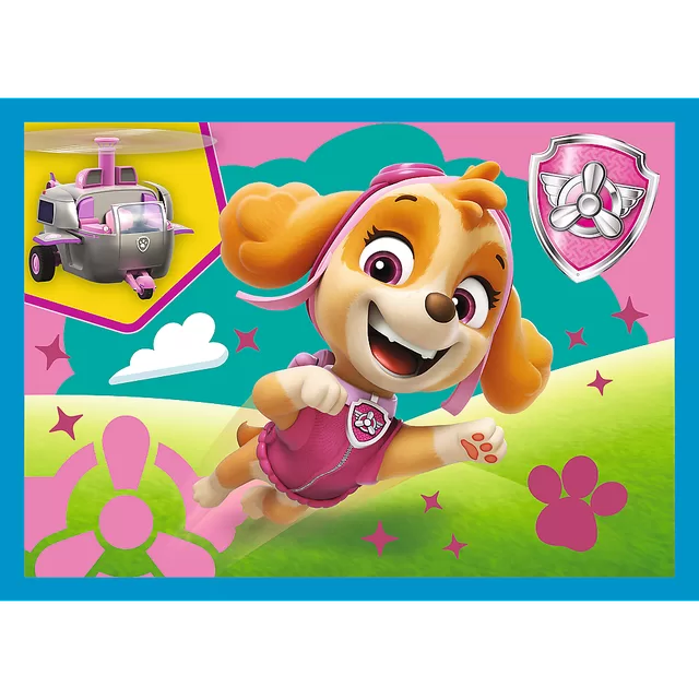 PAW PATROL TREFL 4 dėlionių rinkinys &bdquo;&Scaron;uniukas-patrulis&ldquo; &ndash; nuotrauka 5