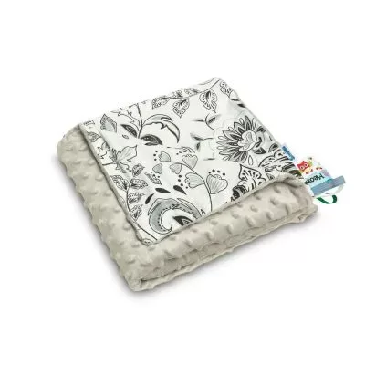 Sensillo Minky pledukas 75x100 cm., Pilka &ndash; nuotrauka 2