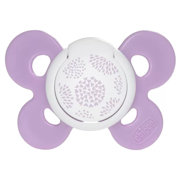 Chicco 6-12 mėn. čiulptukas su sterilizavimo dėklu PHYSIO COMFORT, ortodontinis, "Mum effect" silikono &ndash; nuotrauka 2
