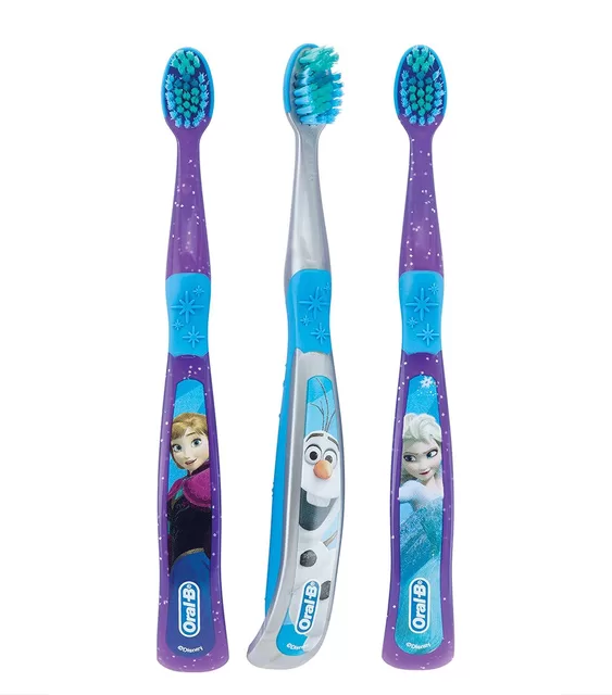 ORAL-B Kids vaiki&scaron;kas dantų &scaron;epetėlis 3-5 metams, FROZEN &ndash; nuotrauka 2