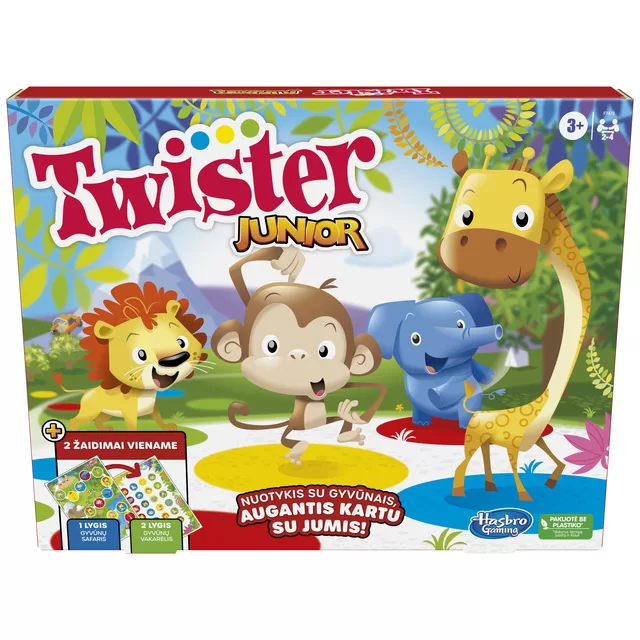 HASBRO GAMING Žaidimas &bdquo;Twister Junior&ldquo; (lietuvių kalba) &ndash; nuotrauka 3