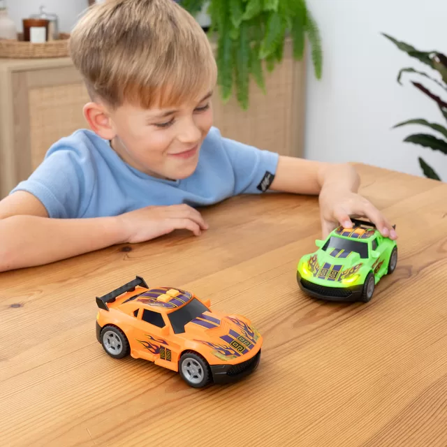 TEAMSTERZ MIGHTY MACHINES Gatvės automobilis su &scaron;viesomis ir garsais, 12,5 cm &ndash; nuotrauka 3