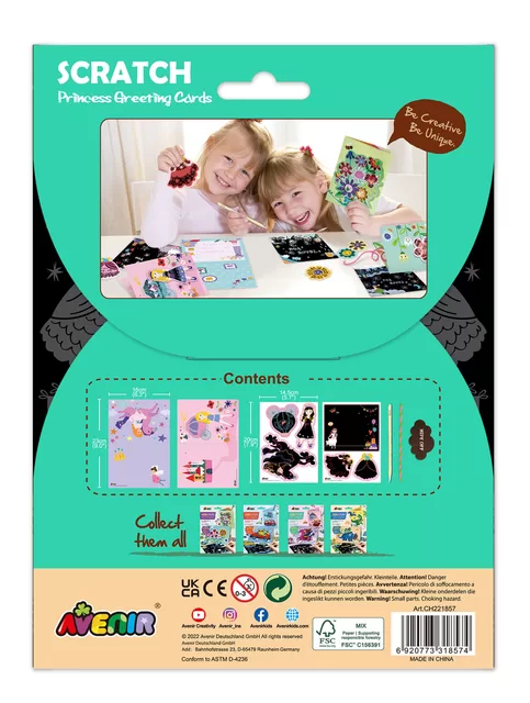 AVENIR Atvirukų gaminimo rinkinys &bdquo;Princesės&ldquo; &ndash; nuotrauka 2