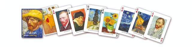 PIATNIK Žaidimo kortos &bdquo;Vincentas Van Gogas&ldquo; &ndash; nuotrauka 2