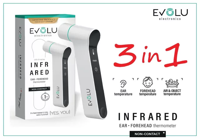 EVOLU infraraudonųjų spindulių bekontaktis termometras &ndash; nuotrauka 4
