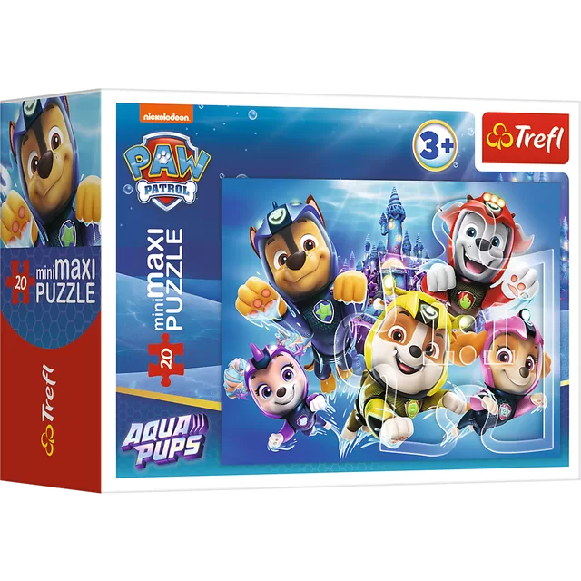 PAW PATROL TREFL Mini Maxi dėlionė &bdquo;&Scaron;uniukai-patruliai" 20 det. &ndash; nuotrauka 3