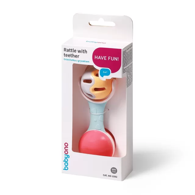 BabyOno bar&scaron;kutis su kramtuku kamuoliukai 1592 1592 &ndash; nuotrauka 2