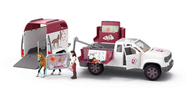 SCHLEICH HORSE CLUB Mobilioji veterinarė su priekaba &ndash; nuotrauka 2
