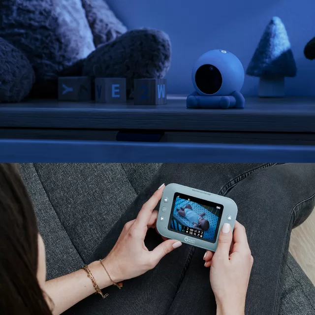Babymoov mobili video auklė kūdikiui 3,5&rsquo;&rsquo; YOO Roll A014431 A014431 &ndash; nuotrauka 4