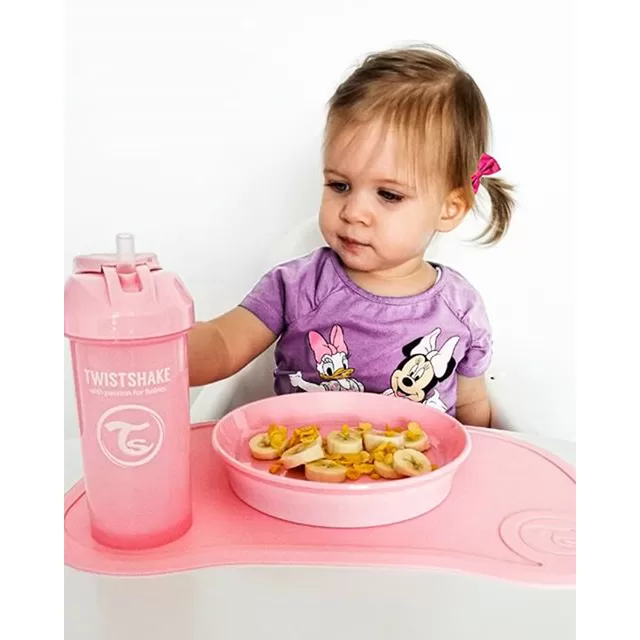 Twistshake gertuvė su &scaron;iaudeliu nuo 6mėn., 360 ml, rausva 78588 &ndash; nuotrauka 3