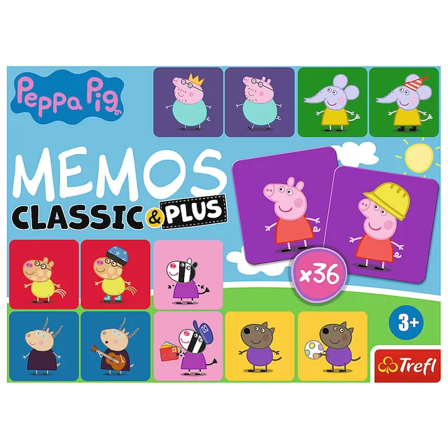 Peppa Pig TREFL Atmintį lavinantis žaidimas &bdquo;Kiaulytė Pepa&ldquo; &ndash; nuotrauka 2