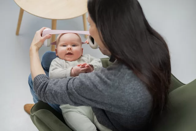 Haspro apsauginės ausinės kūdikiams rožinės BE05G BE05G &ndash; nuotrauka 9