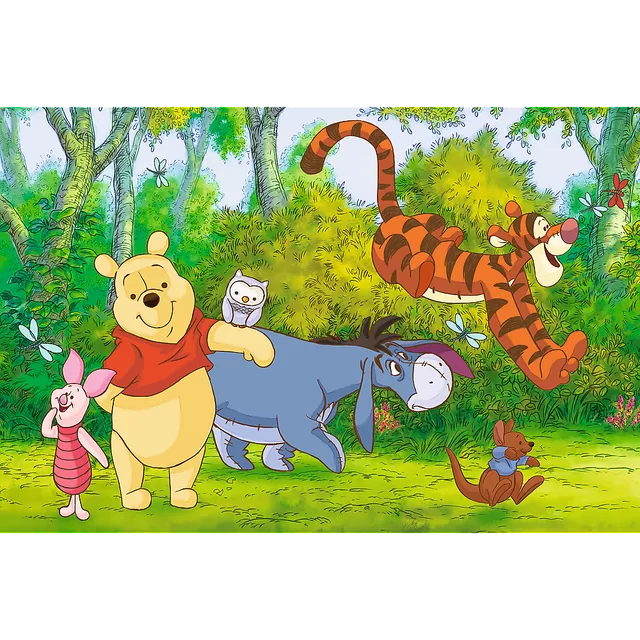 TREFL DISNEY WINNIE THE POOH Dėlionė &bdquo;Mikė Pūkuotukas&ldquo; 60 det. &ndash; nuotrauka 2