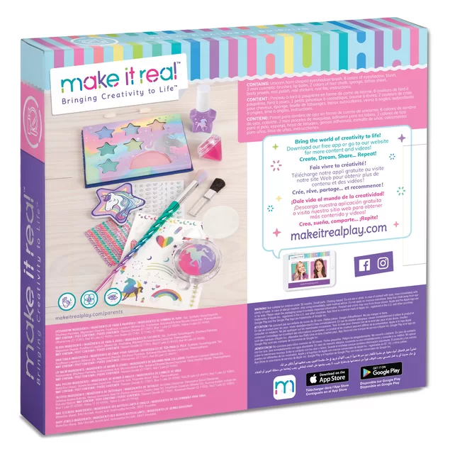 MAKE IT REAL Didelis makiažo rinkinys &bdquo;Vienaragis&ldquo; &ndash; nuotrauka 2
