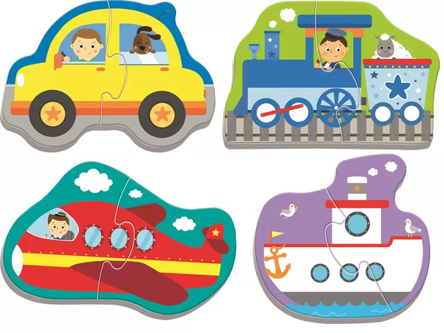 TREFL PUZZLES TREFL Mažylių dėlionė &bdquo;Transporto priemonės&ldquo; &ndash; nuotrauka 2