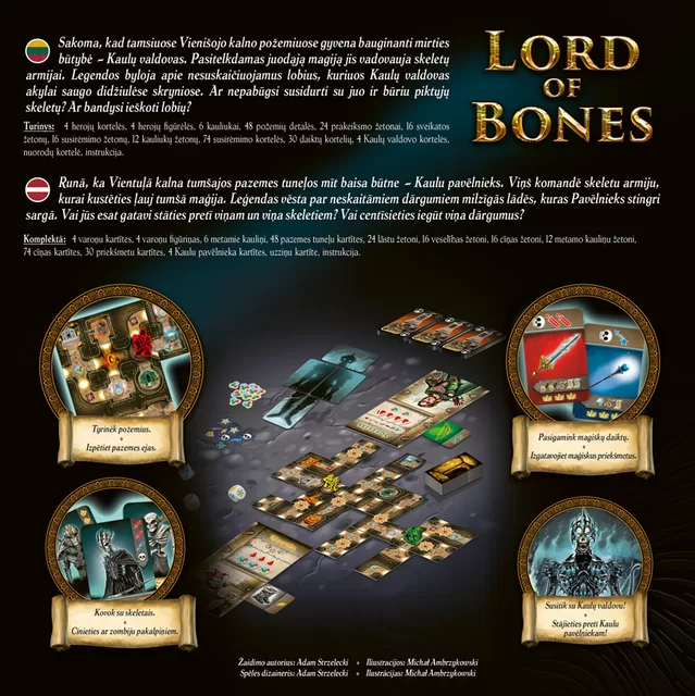 TREFL GAMES TREFL Žaidimas Lord of Bones (lietuvių ir latvių kalbomis) &ndash; nuotrauka 4