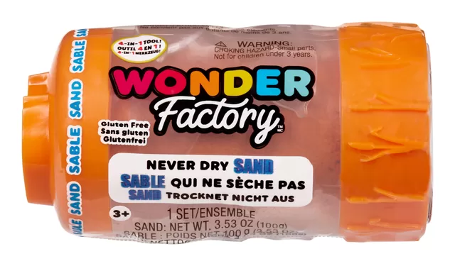 WONDER FACTORY NEVER DRY Kinetinis smėlis, 1 vnt. &ndash; nuotrauka 6