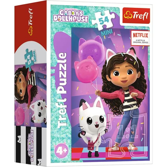 GABBY&acute;S DOLLHOUSE TREFL mini dėlionė, 54 det. &ndash; nuotrauka 4