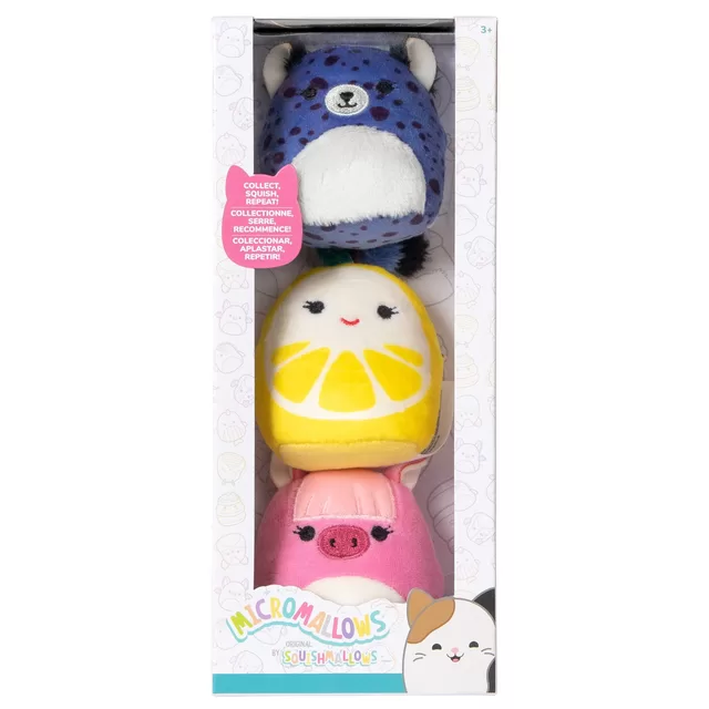 SQUISHMALLOWS pliu&scaron;inis gyvūnėlis &bdquo;Micromallows&ldquo;, 6 cm, 3 vnt. &ndash; nuotrauka 3