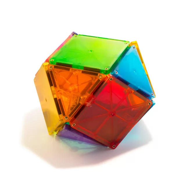 MAGNA-TILES Magnetinis permatomas konstruktorius, 32 det. &ndash; nuotrauka 7