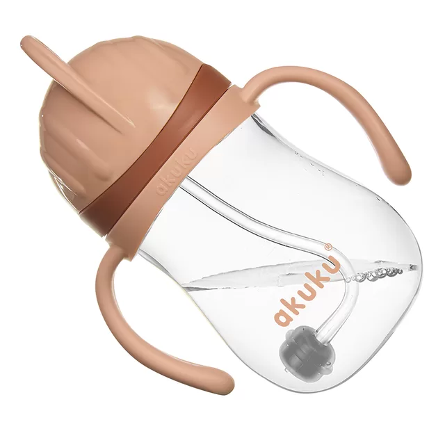 Akuku puodelis su &scaron;iaudeliu 280ml rudas A0729 &ndash; nuotrauka 5