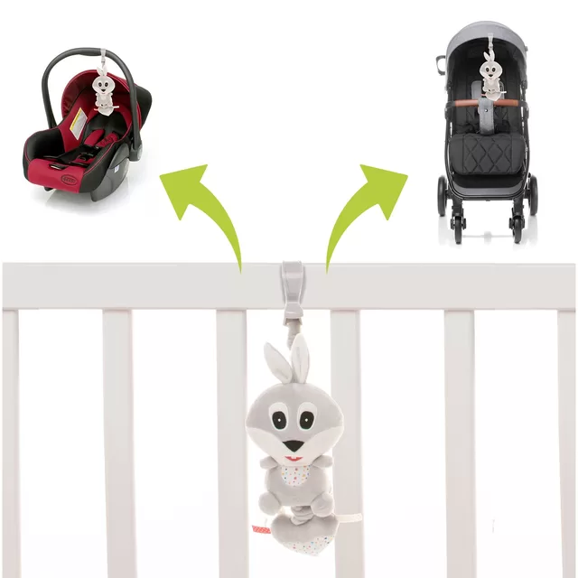 4Baby muzikinis žaislas vežimėliui, ki&scaron;kis, R01 &ndash; nuotrauka 7