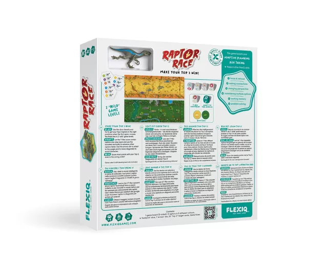 FLEXIQ Stalo žaidimas &bdquo;Raptor Race&ldquo; &ndash; nuotrauka 2