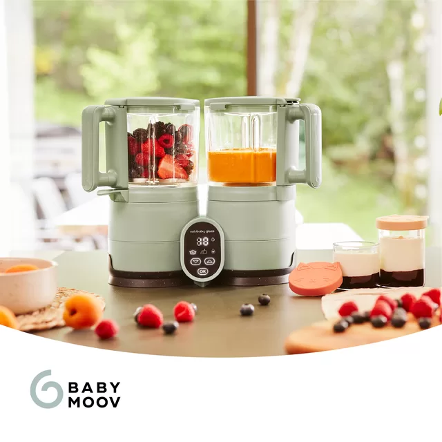 Babymoov trintuvas garintuvas Nutribaby stiklinis žalias A001138 &ndash; nuotrauka 9
