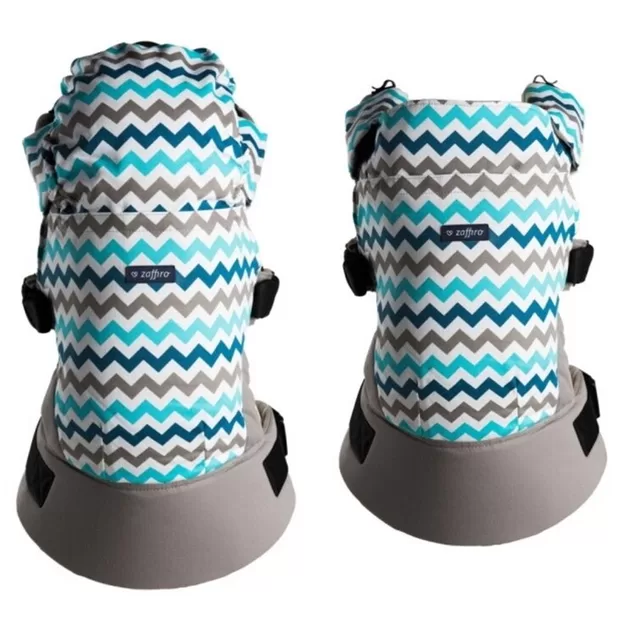 Zaffiro Zaffiro ne&scaron;ioklė ergonominė pilkas, zigzagai, Care &ndash; nuotrauka 2