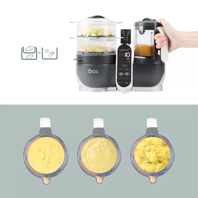 Babymoov trintuvas garintuvas Nutribaby + 6/1 pilkas A001124 &ndash; nuotrauka 4